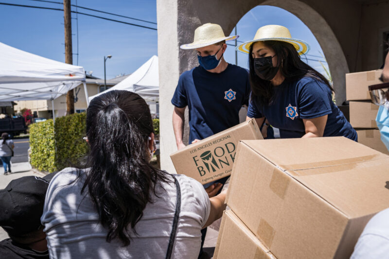 CIELO food box distribution