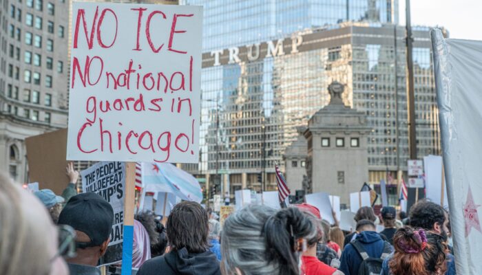 Chicago,,Illinois,,Usa,09-30-2025,No,Ice,No,Troops,Protest,Agains